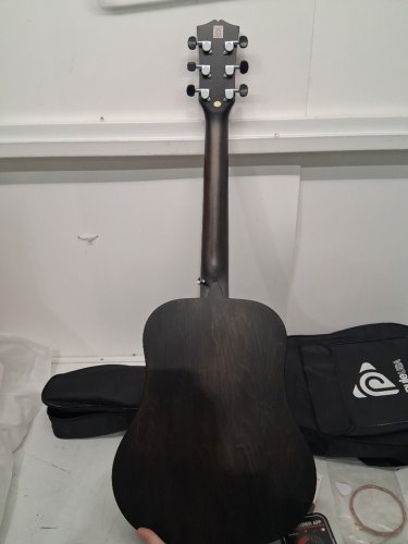 pyle Acoustic Guitar premium Kit 1/2 Junior Size - 34" - right-handed - black (model: pga820bk) image 5