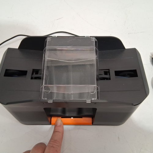 Automatic Card Shuffler for 1-2 Decks - 2000mAh - black image 3