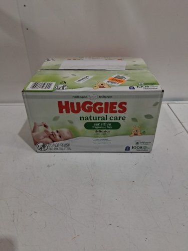 Huggies Natural Care Unscented Baby Wipes, Sensitive, 6 Refill Packs (1008 Wipes) image 2