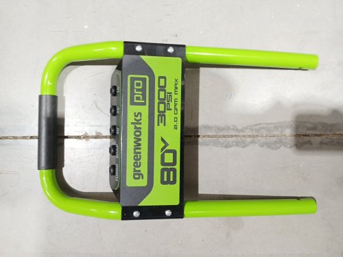 Greenworks Brushless Pressure Washer with batteries and charger - 80V - 3000PSI - Green (Model: PW80L42CO) image 10