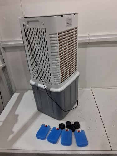 PORTABLE AIR COOLER WITH WATER TANK EVAPORATIVE COOLING - 8L - WHITE/GREY (MODEL: ZWN-112) image 6