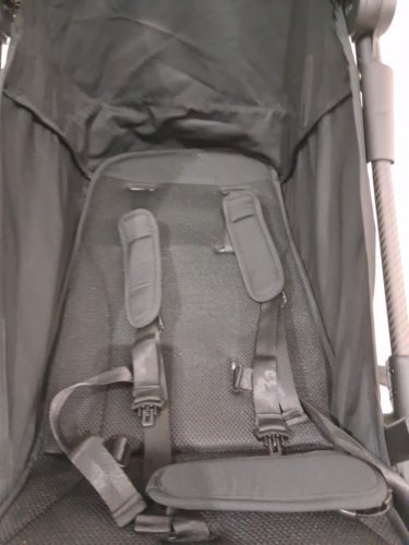 mompush Nexis Ultra-Lightweight One-Second Auto-Fold baby stroller - 50lbs max  - black (model: T523) image 4