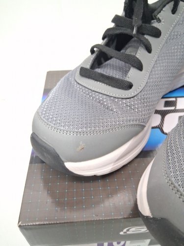 men's skechers sport lace up sneakers - 10 - grey (style: 3366010) image 3