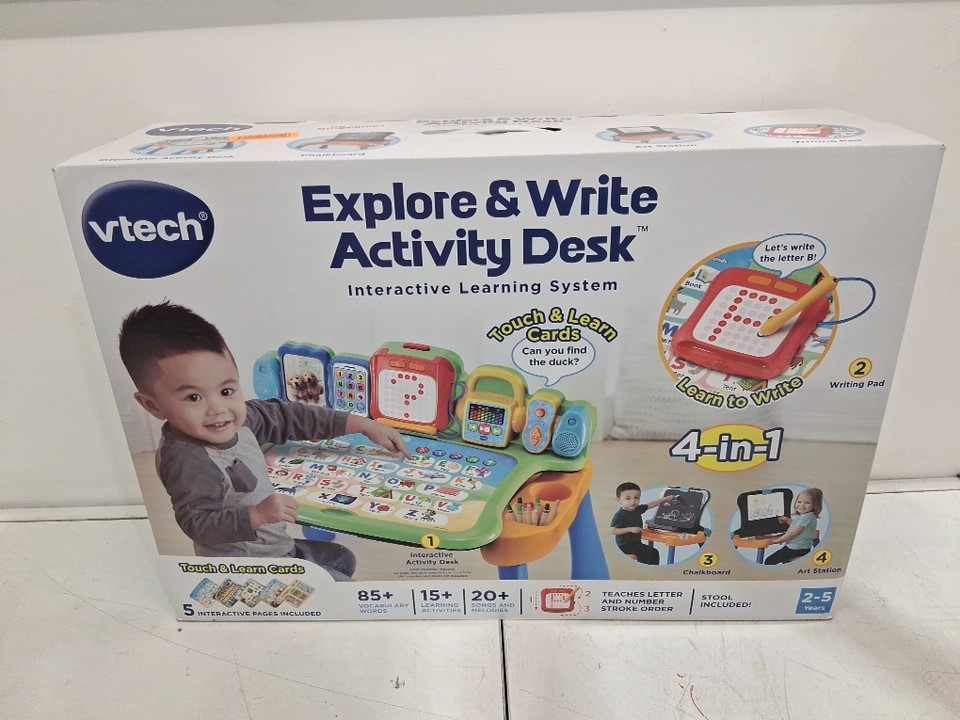 VTECH EXPLORE AND WRITE ACTIVITY DESK - *FRENCH VERSION* - pink (model: 80-195855) image 2