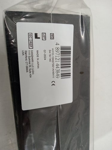 DANSHARI Kiyo eye glasses frames with demo lenses - 54▢18-140 - White / Black (model: DA07001AW5418) image 3