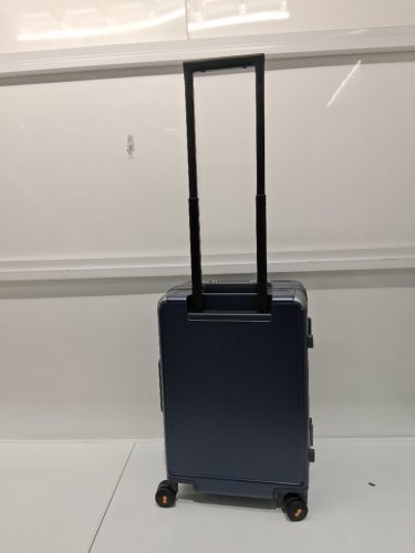 LEVEL8 Lightweight Hard Shell Suitcase with Spinner Wheels and  Double TSA Locks - 20" - blue image 7
