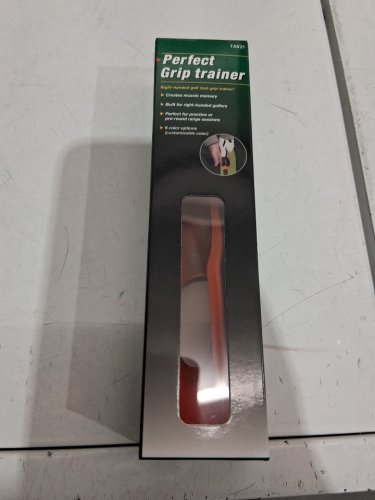 perfect golf grip trainer - right handed - black/orange (model: Ta021) image 2