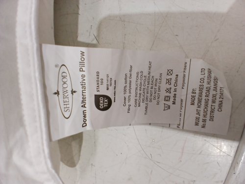 2PK SHERWOOD HOTEL COLLECTION super plush DOWN ALTERNATIVE PILLOW - queen - WHITE image 4