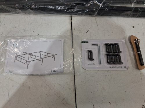 ZINUS DAWN BED FRAME MATTRESS FOUNDATION EASY ASSEMBLY - twin/38" x 75" x 14" - BLACK (MODEL: OLB-ASB-T) image 4