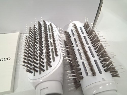 T3 AIREBRUSH DUO - INTERCHANGABLE HOT AIR & BLOW DRYER BRUSH - WHITE/ROSE GOLD (MODEL: 76650) image 4