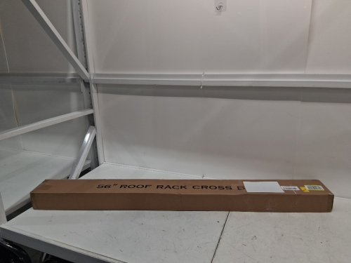 2pk STAYTHERE AERO ALUMINUM ROOF RACK CROSSBARS WITH A 200lb LOAD CAPACITY - 56" - silver/black (MODEL: ‎STCB-002) image 2