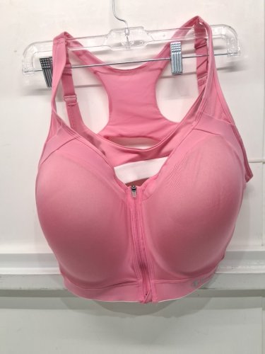 Champion Women's Front-Zip, Sports Bra - 42DDD - PINK - (STYLE: CPW261BR02 image 2