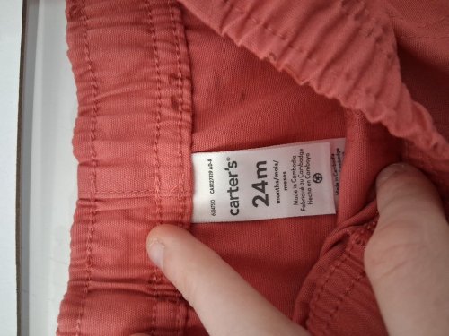 boy's carter's shorts - 24 months - red/crab image 3