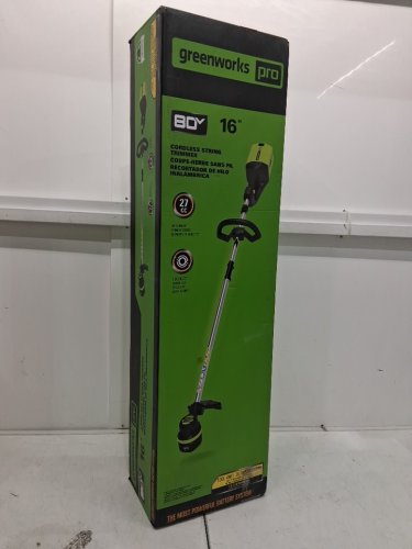 Greenworks PRO Cordless String Trimmer tool only - 80V - 16" - GREEN (MODEL: ST80L00) image 9