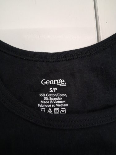Women's George Basic Scoop Tank-small-black image 3