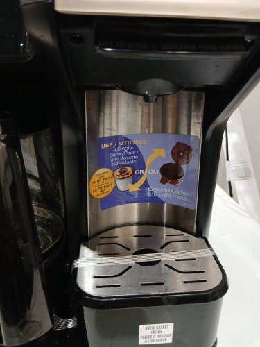 HAMILTON BEACH 3-IN-1 FLEXBREW TRIO COFFEE MAKER - 12 CUP GLASS CARAFE - BLACK (MODEL: 49902) image 10