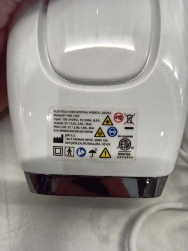 flex fold hair removal medical device - white (MODEL: ff pro 1000) image 3