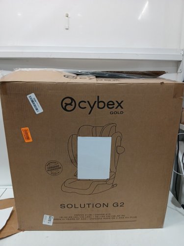 cybex Solution G2 High Back Booster Car Seat - 40-120lbs cap - black (model: moon black) image 2