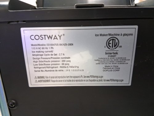 COSTWAY Countertop Nugget Ice Maker - 44 lbs (model: es10547us) image 3