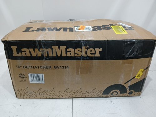 LawnMaster Electric Dethatcher and Scarifier - 10.5Gal Collection Bag - 15" - 13AMP (MODEL: GV1314) image 2