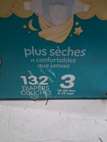 132PK PAMPERS SWADDLERS DIAPERS - SIZE 3 (13LB - 26LB) image 4