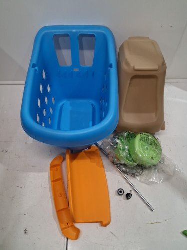Step2 Little Helper's pretend play plastic Shopping Cart - ages 2+ - Blue (model: 700500) image 2
