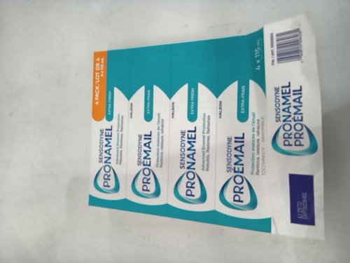 4PK SENSODYNE PRONAMEL advanced enamel repair toothpaste - 115ml/each - extra fresh image 2