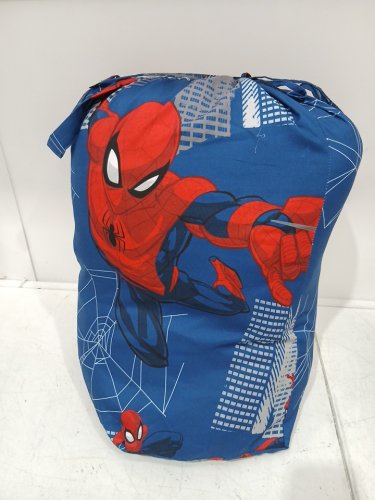 4PC Spider-Man Superhero Microfiber Twin Bed Set - BLUE / MARVEL PATTERN image 2