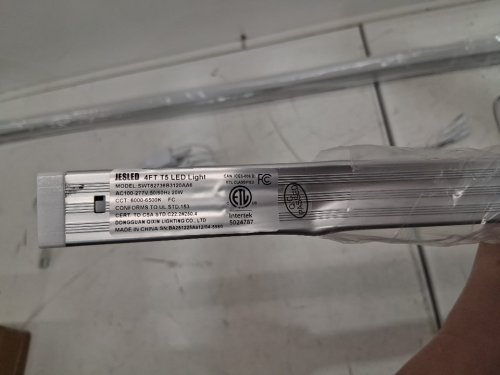 2PK JESLED SHOP LIGHT - 20W 6500K - 4FT - (MODEL: SWT82736B3120AA6) image 3