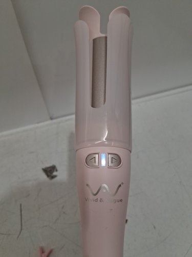 vivid & vogue automatic rotating hair curler - pink (model: vav-022d) image 5