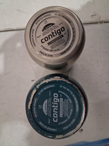 2PK CONTIGO TRAVEL MUGS WITH AUTO SEAL, GREEN AND SILVER, 16OZ image 5
