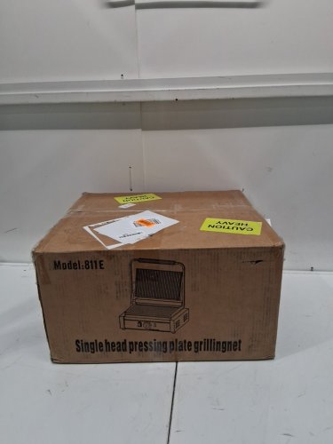commercial panini press grill - 14" x 9" - silver (model: ht-811e) image 2