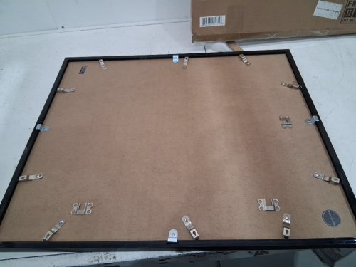 Americanflat Picture Frame with Polished Plexiglass - 25" x 21" - black image 3