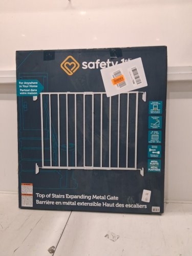 SAFETY 1ST EASY INSTALL WALK THROUGH BABY GATE - 29" - 38" x 28" - WHITE (MODEL: GA105CWHOf2) image 2