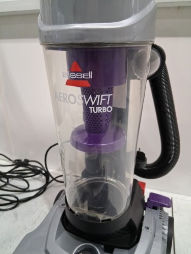 BISSELL AEROSWIFT TURBO UPRIGHT corded VACUUM WITH CLEANING TOOLS - PURPLE/GREY (MODEL: 1808B) image 5