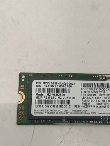 samsung internal solid state drive - 256gb | nvme - green - (model: mz-vlb2560) image 3