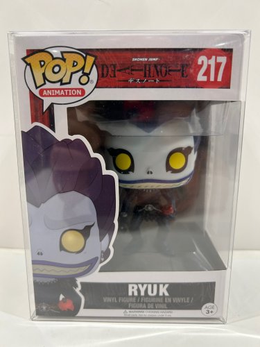 Funko pop! Animation: death note - ryuk vinyl figure (#217) **plastic protector cover** image 2