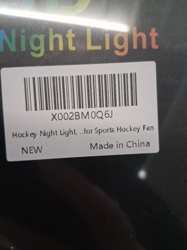 lightzz hockey player 3d standing night light illusion lamp - 16 colours image 3