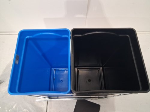 Simplehuman Under Counter Kitchen Pull-Out Recycler - 35l - blue/black (model: cw1016) image 4