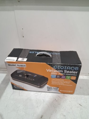QIQIAOB FULLY-AUTOMATIC VACUUM FOOD SEALER - BLACK (MODEL: SV608) image 2