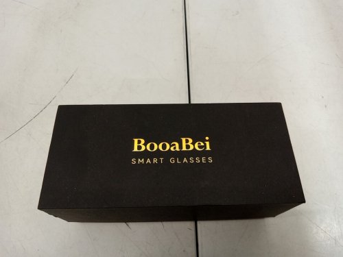 Booabei Smart AI Glasses with 8MP Camera, 4K Recording, and Photochromic Lenses - 150mm Frame - Black (Model: W630) image 2