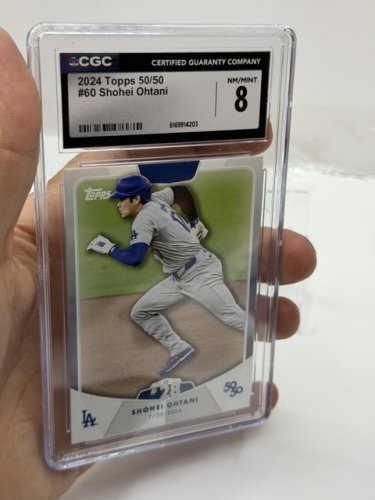CGC GRADED 8 NM/MINT (2024) TOPPS 50/50 SHOHEI OHTANI #60 image 3