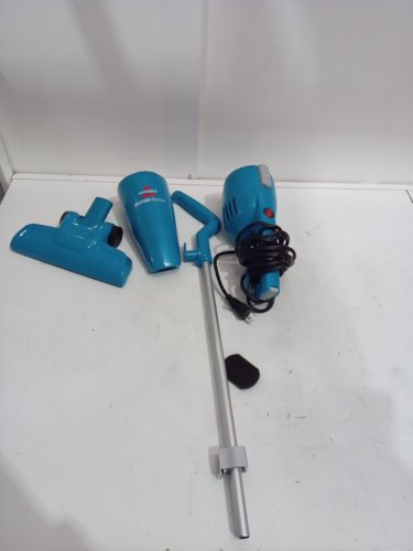 BISSELL FEATHERWEIGHT 3-IN-1 LIGHTWEIGHT CORDED STICK/HANDHELD VACUUM - BLUE (MODEL: 2033x) image 2