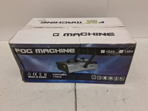 Qizin smoke fog machine wired and wireless control high output - 1500w - Silver/black (model: fogger-1500w) image 2