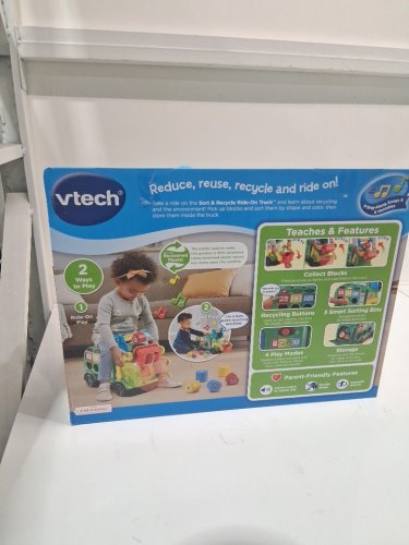 VTECH SORT & RECYCLE RIDE-ON TRUCK FOR KIDS - 1 1/2 - 3 YEARS - MILTICOLOUR (MODEL: 5418) image 4