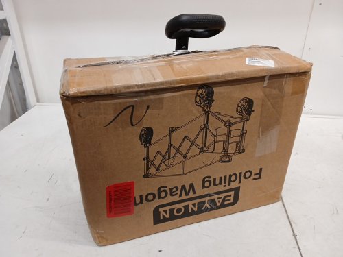 eaynon heavy duty collapsible foldable extended wagon with 500lbs capacity - 38.6" x 23.7" x 46.4" - black image 6
