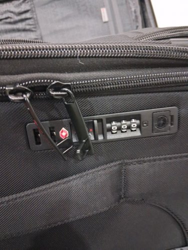 3pc Air Canada Central Softside Luggage Set with Integrated 3-digits TSA lock - black (MODEL:2024305) image 9