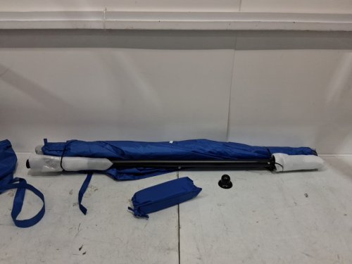 Sport-Brella SB PREMIERE UPF 50+ Sun and Rain Protection UMBRELLA - 8ft - BLUE image 4
