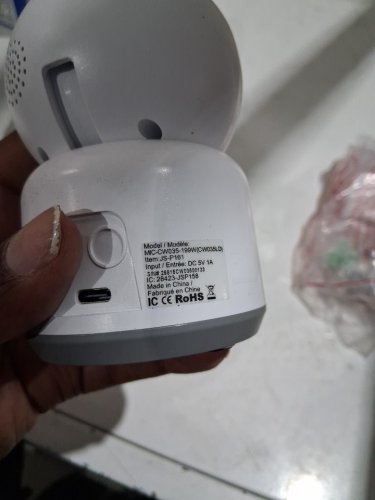 MERCURY SMART WI-FI AUTO-FOLLOW CAMERA - HD 1080P; 5 V - WHITE (MODEL: MIC-CW035-199W(CW035LD)) image 4