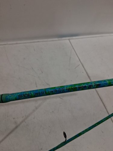 sougayilang fishing rod and reel combo with durable graphite/fiberglass rod & left hand right hand use - 5ft 6" - blue image 6